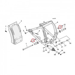 RETAINING RING, SWINGARM BEARING