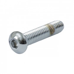 1/4-20 X 1/2 INCH BUTTONHEAD BOLT CHR.