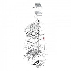 Rockercover gasket corck 17355-84