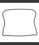 JAMES ROCKER CVR GASKET LOWER, RUBBER