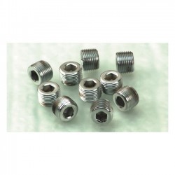 Pipe plug 3/8 NPT chrome