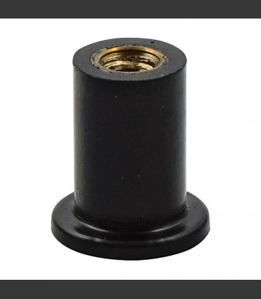 WELL NUT NEOPRENE, 6/32 THREADED