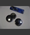 1 1/4 inch headlightvisor chrome plug