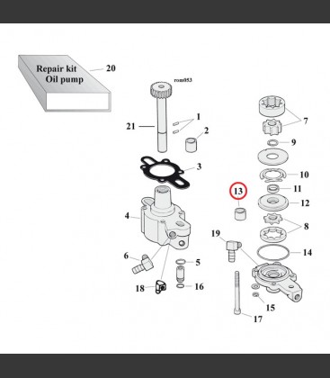 BUSHING, OIL PUMP COVER