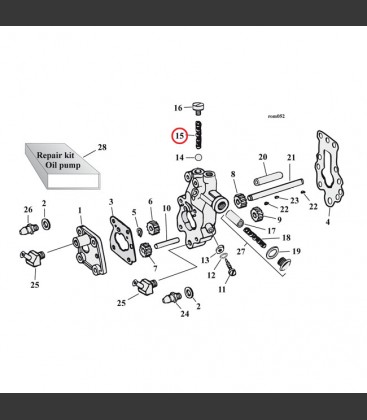 SPRING, OIL PUMP CHECK VALVE