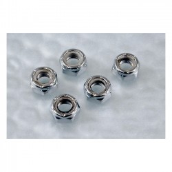 Jam lock nut 1/4-20 chrome