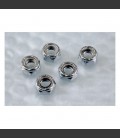 Jam lock nut 1/4-20 chrome