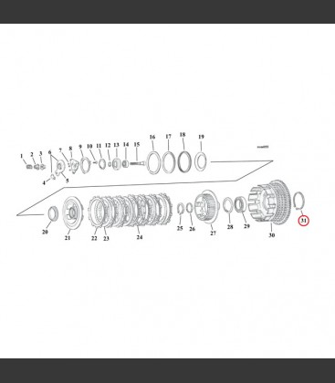 RETAINING RING, CLUTCH HUB