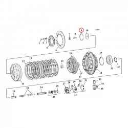 RETAINING RING, CLUTCH ADJ. PLATE