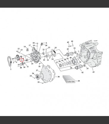 SPACER, CAM DRIVE GEAR .287 INCH