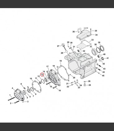 BALL BEARING, TRANSM. BEARING HOUSING