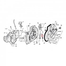 SPROCKET SHAFT BEARING SPACER .114 INCH