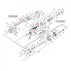 BALL BEARING, STARTER MOTOR (OUTER)