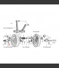 WOODRUFF KEYS, SPROCKET SHAFT