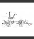 Inner bearing race pinionshaft 87-99 bt