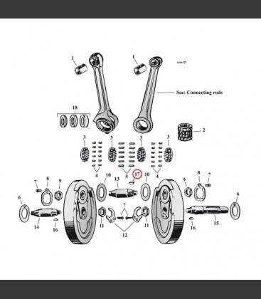 WOODRUFF KEYS, CRANKPIN