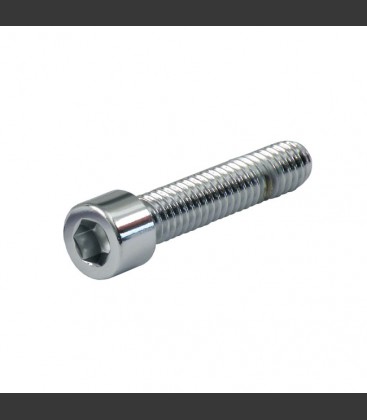 POLISHED ALLEN BOLT,CHROME 1/4-20 X 3/4