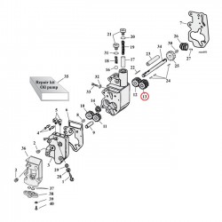 RETURN GEAR, IDLE. OIL PUMP