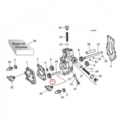 OIL PUMP GEAR, IDLE