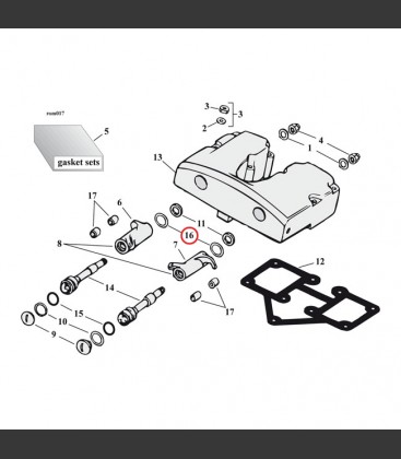 ROCKER ARMS SHIMS, .010 INCH