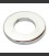 CHROME FLAT WASHER 1/2 INCH