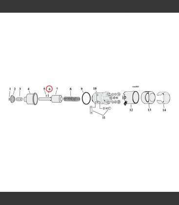 Roll pin solenoid 1/8 x 1/2 inch long