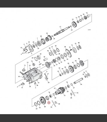 TRANSM BUSH, C.SHFT 1ST & 2ND GEAR