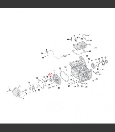 Bearing transm. main & countershaft