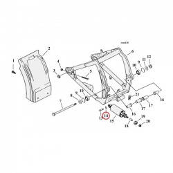 WASHER, SHOCK ABSORBER BOLTS