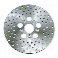 BRAKE ROTOR STAINLESS DRILLED. 10 INCH