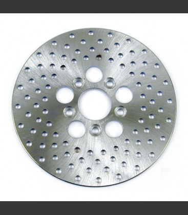 BRAKE ROTOR STAINLESS DRILLED. 10 INCH