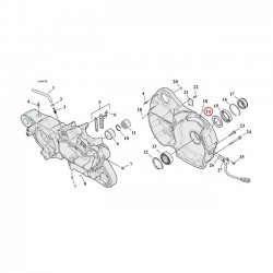 Thrustwasher sprocketshaft spacer