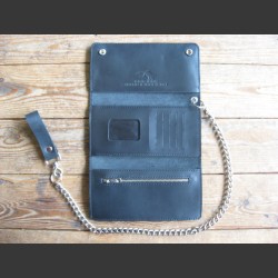 BIKER WALLET BLACK