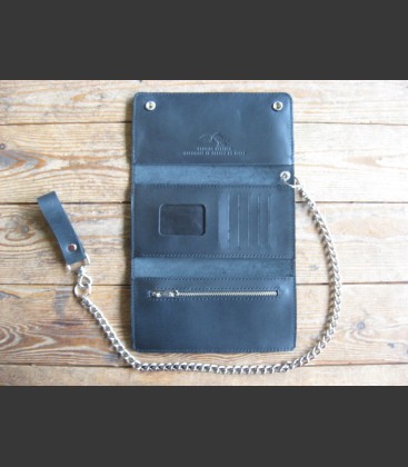 BIKER WALLET BLACK