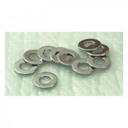 CHROME FLAT WASHERS 7/16 INCH