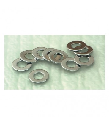 CHROME FLAT WASHERS 7/16 INCH