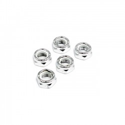 JAM LOCK NUT CHROME, 9/16-18