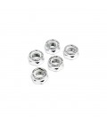 JAM LOCK NUT CHROME, 9/16-18