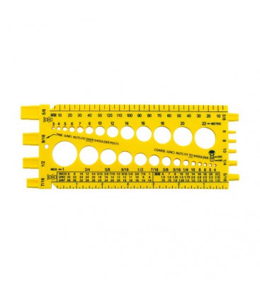 'SIZE IT' BOLT & NUT GAUGE TOOL