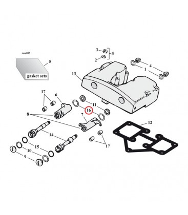 ROCKER ARMS SHIMS, .020 INCH