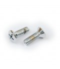 SCREWS, CHROME. TAPERED PHILIPS HEAD