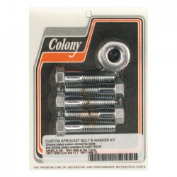 Sprocket bolt kit 93-96 bt chrome