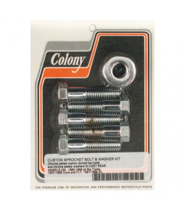 Sprocket bolt kit 93-96 bt chrome