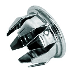 Handlebar end plug 15/16" chrome