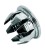 Handlebar end plug 15/16" chrome