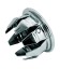 Handlebar end plug 15/16" chrome