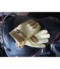 CANADIAN DEERSKIN GLOVES LIGHT BROWN XL