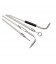 Idle cable +8" Argent