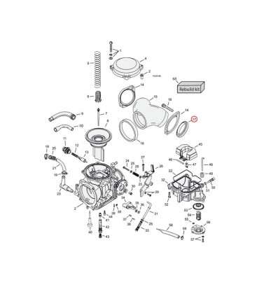 Intake seals manifold S&S heads