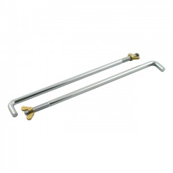 Battery rod set 6v chrome